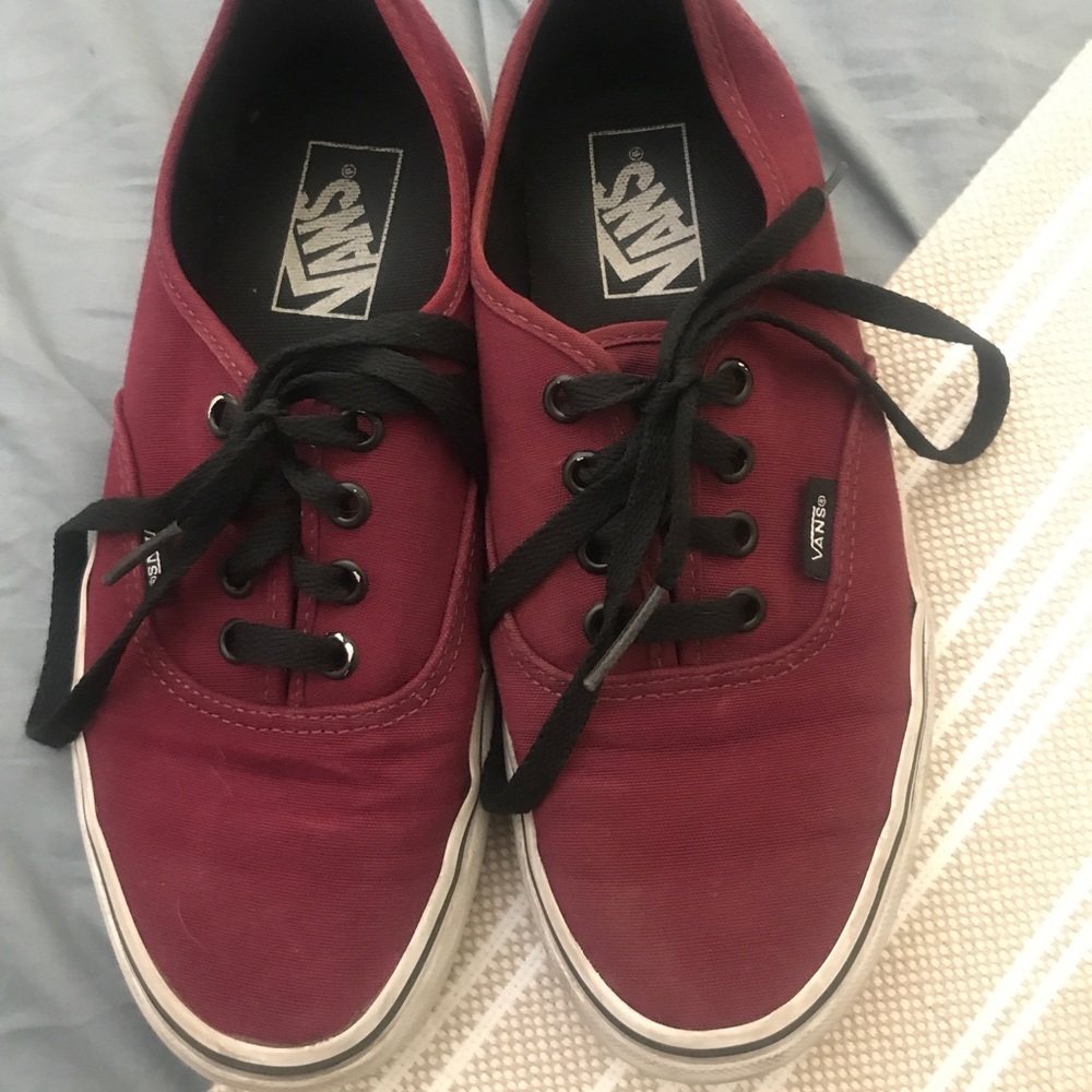 Maroon Vans